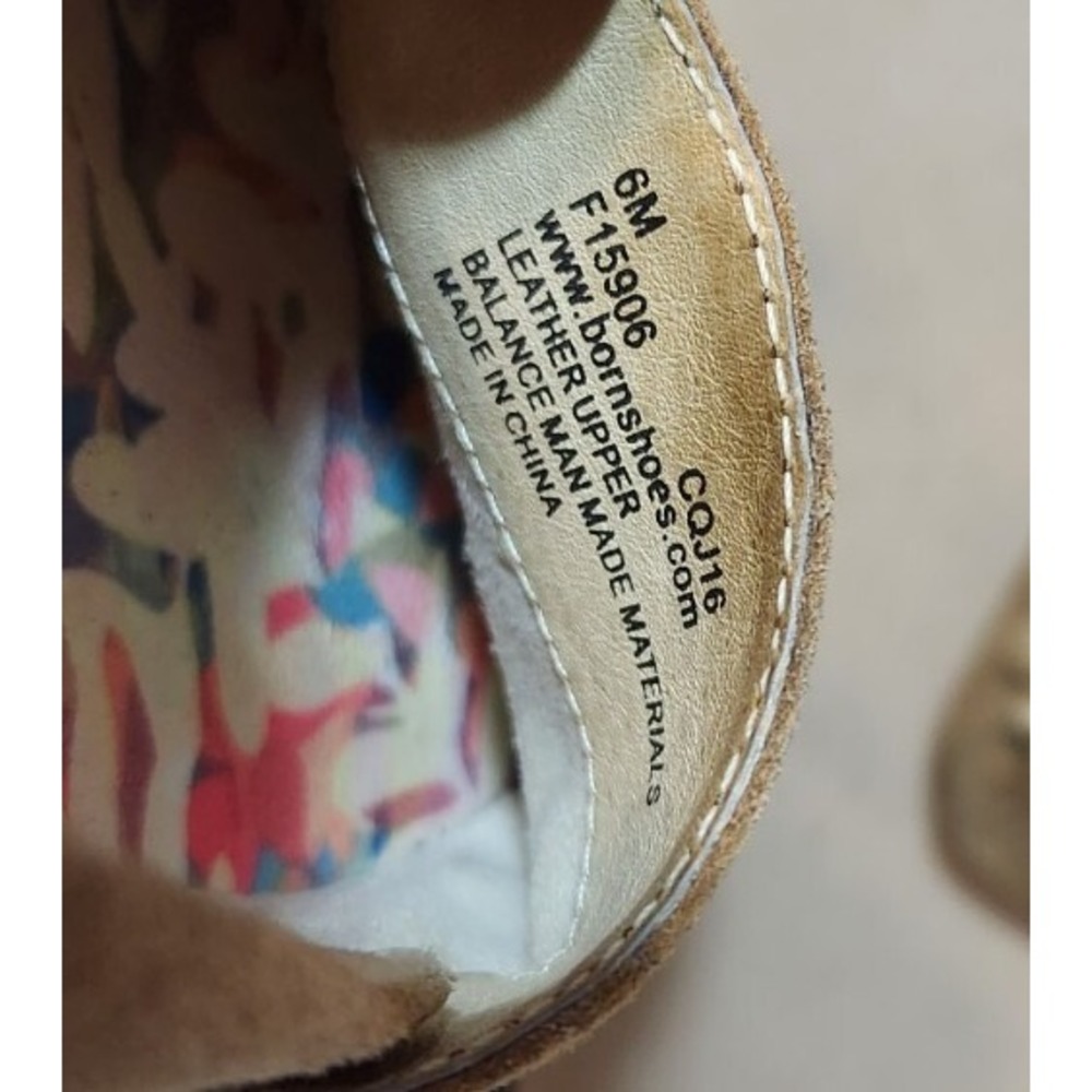 BORN womens CASTRIES SlipOn FLATS Espadrille Suede Loafers F15906 Sz 6M - Picture 11 of 11